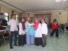 Lasono Sekalu Plt. Kasi PPM Kecamatan Jatinom Monev bantuan pangan untuk anak berisiko stunting di Desa Temuirenge