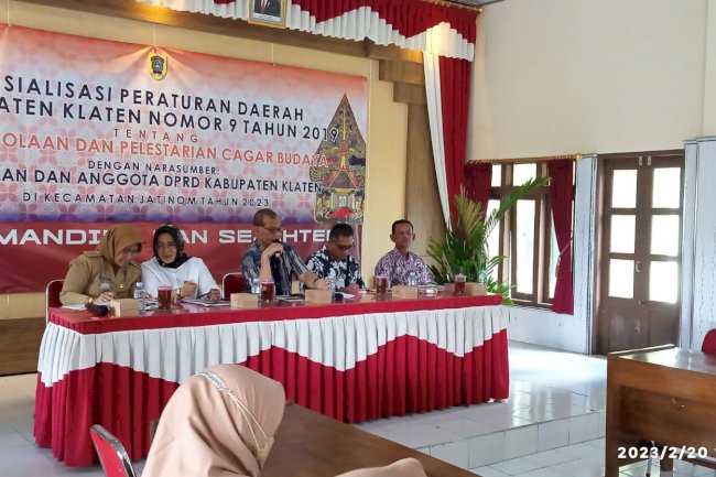 SOSIALISASI PERATURAN DAERAH NOMOR 9 TAHUN 2019 TENTANG PENGELOLAAN DAN PELESTARIAN CAGAR BUDAYA