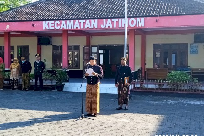 Upacara Peringatan Hari Lahir Pancasila Tahun 2023 Kecamatan Jatinom