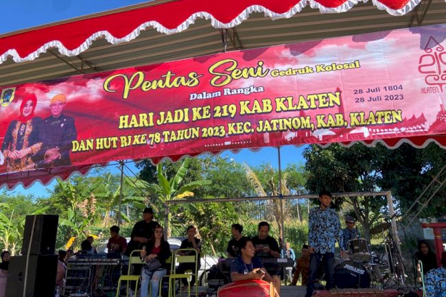 'JATINOM' 800 PESERTA GEDRUK KOLOSAL DALAM RANGKA HARI JADI KLATEN YANG KE 219 & HUT RI TAHUN 2023