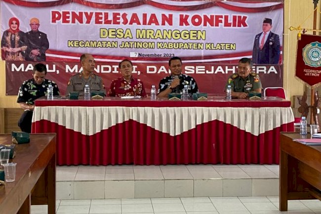 Penyelesain Aduan ternak Desa Mranggen ‘ tindak lanjut klarifikasi Ombusmen’