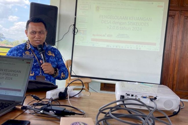 Pelatihan pengelolaan keuangan Desa SISKEUDES th 2024