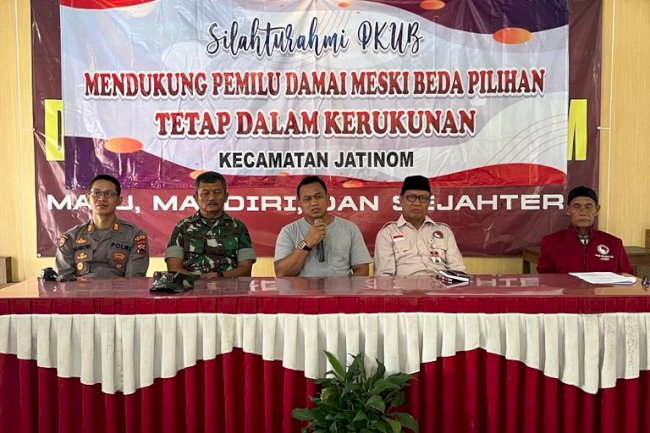 Silaturahmi PKUB Mendukung Pemilu Damai Meski Beda Pilihan Tetap dalam Kerukunan.