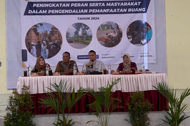 Kamis, 20 Juni 2024 'Acara Sosialaisasi Peningkatan Peran Serta Masyarakat Dalam Pengendalian Pemanfaatan Ruang 