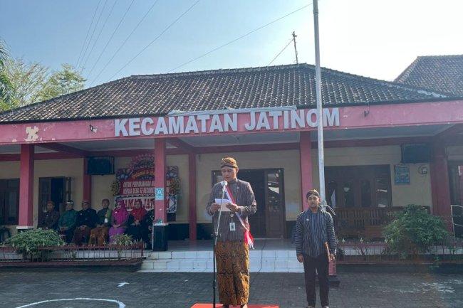 Upacara Hari Jadi kabupaten Klaten 220 Kecamatan Jatinom Keren