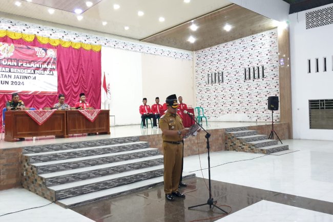 Pengukuhan & Pelantikan Paskibraka Kec. Jatinom Oleh Camat Jatinom