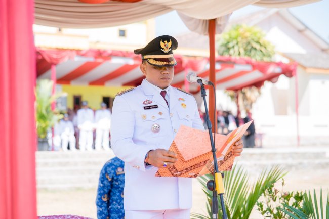 Upacara HUT RI kecamatan Jatinom