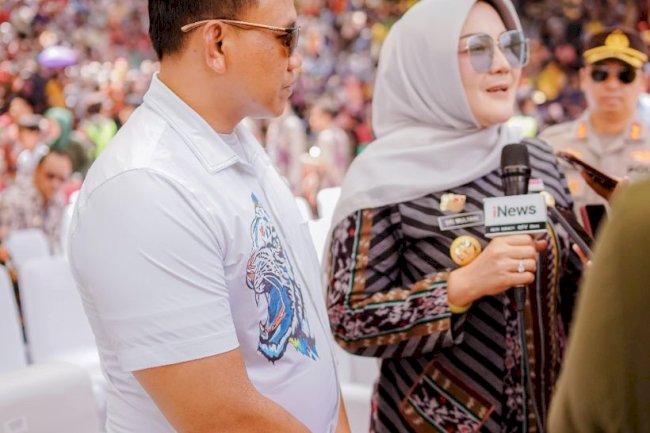 Yaa Qawiyyu 2024 di hadiri bapak mentri Perekonomian,, Gayeng sebesar 6 ton apem di sebar