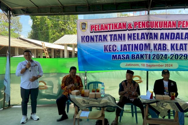Pantikan dan pengukuhan pengurus KTNA Kecamatan Jatinom