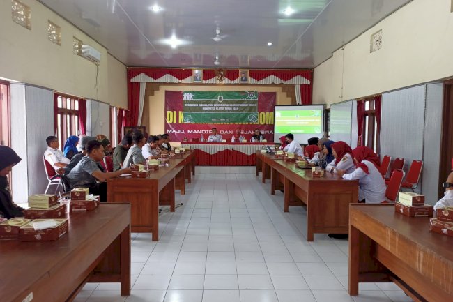 Sosialisasi Rehabilitasi Bersumber dayaMasyarakat. RBM.  Aula kecamatan.