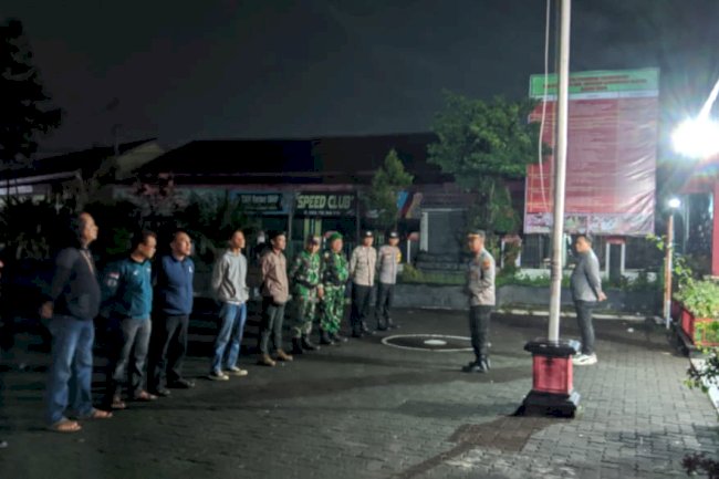 Camat Jatinom Memimpin Apel giat pemantauan pelaksanaan pilkada, Minggu 24 November 2024