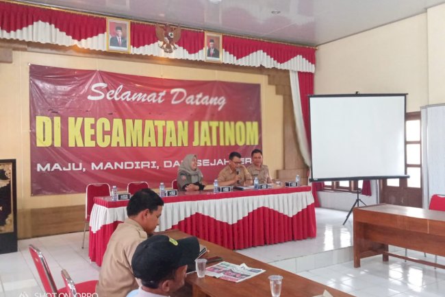 Melaporkan giat. Pembentukan Forum Komunikasi bumdes kecamatan Jatinom