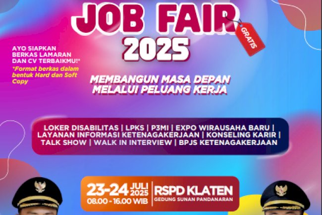 YUK YUK IKUTI !!! Klaten Job Fair 2025