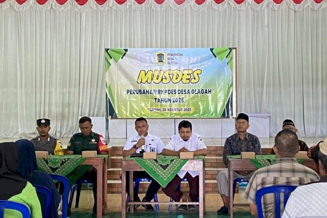 Giat hari rabu 20 Agustus 2025, Musdes Rencana Pembagunan Desa Perubahan Desa Glagah