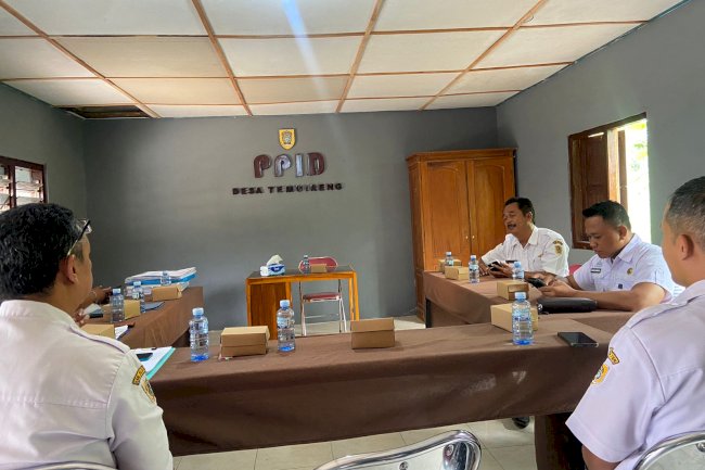 Pendampingan PPID dari Diskominfo Kabupaten Klaten di Desa Temuireng