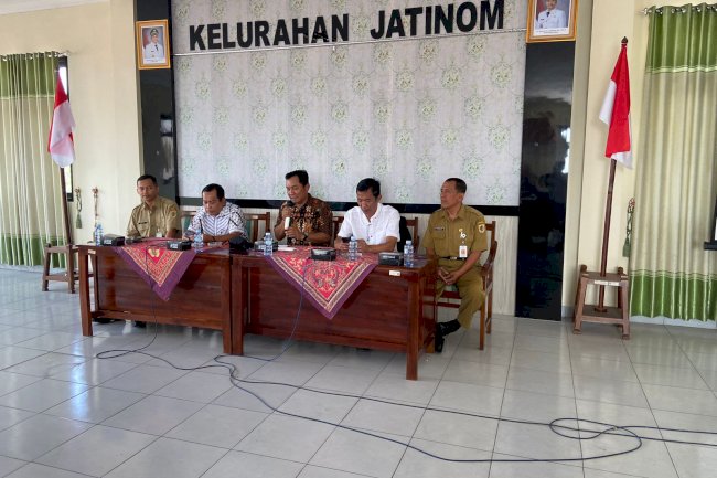 Giat Senin 25 Agustus 2025, Sosialisasi Perda No 13 th 2023 tentang Pembinaan Ideologi Pancasila dan Wawasan Kebangsaan Aula Kelurahan Jatinom