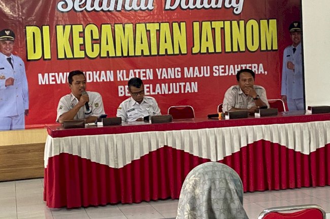 Rabu, 22 April 2026 Rapat koordinasi persiapan bursa Bumdes se kecamatan jatinom