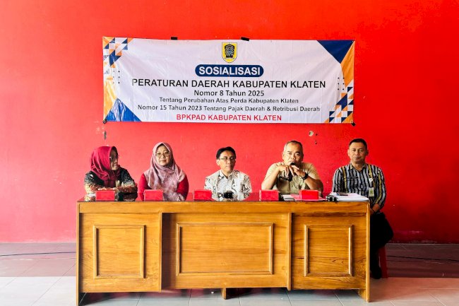 Sosperda Pajak dan Retribusi Daerah.. Bersama Komisi 2 DPRD kab Klaten dan BPKPAD Klaten.. #aula Baldes Krajan