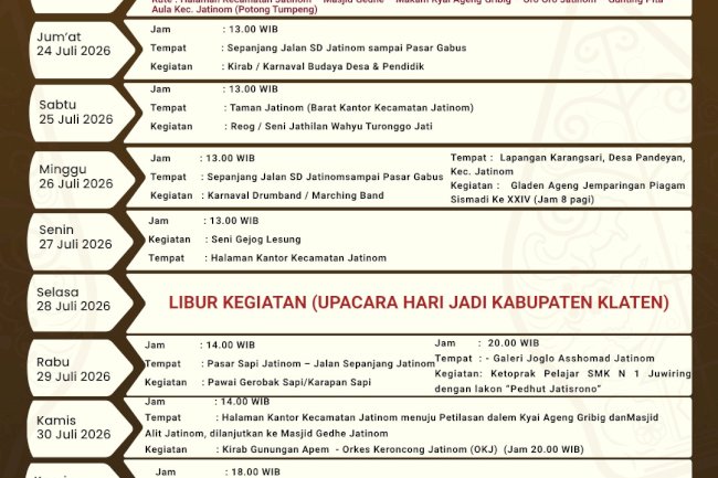 YUK RAMAIKAN KEGIATAN SAPARAN / YAA QOWIYYU 2026