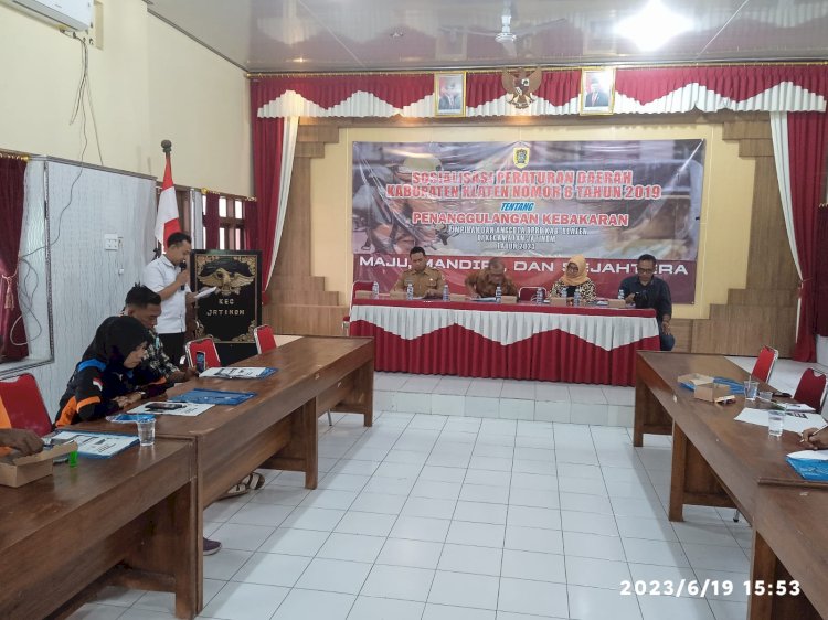 Sosialisai Perda Kabupaten Klaten Nomor 8 Tahun 2019 tentang Penanggulangan Kebakaran
