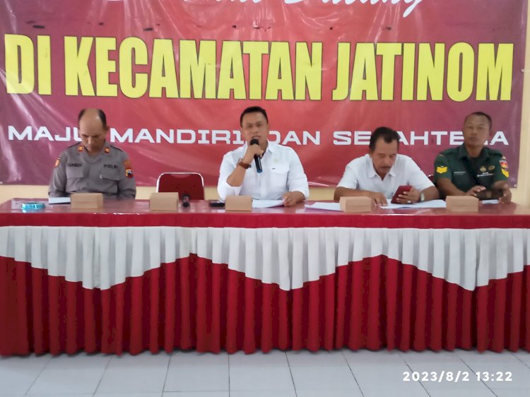 Menuju Yaa Qowiyuu 2023 Pemerintah Kecamatan Jatinom Rapat Koordinasi guna Kelacaran Sebaran Apem yang Lancar