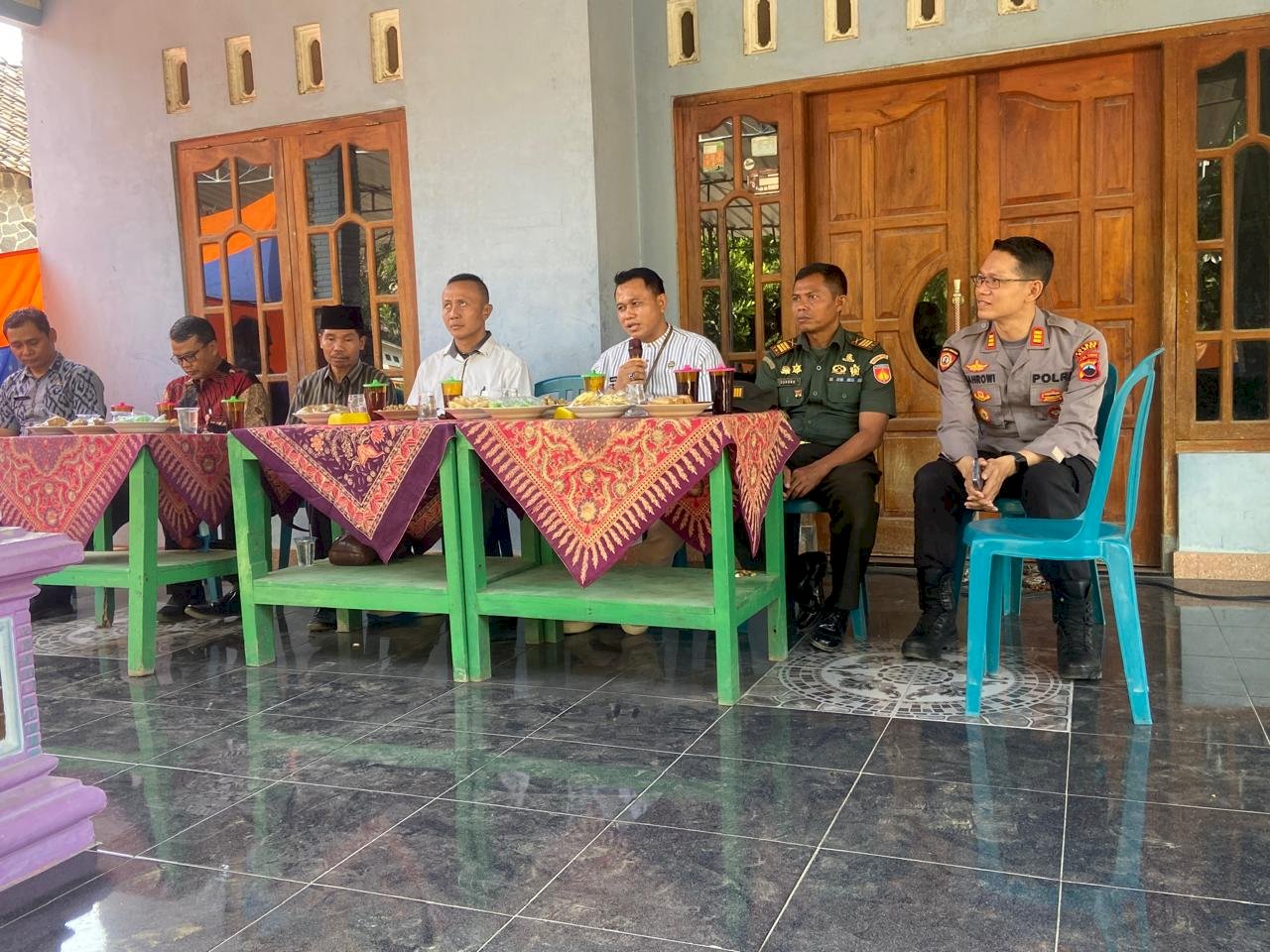 Sambutan Camat Jatinom dalam acara Paguyuban Kadus Se Kecmatan Jatinom 