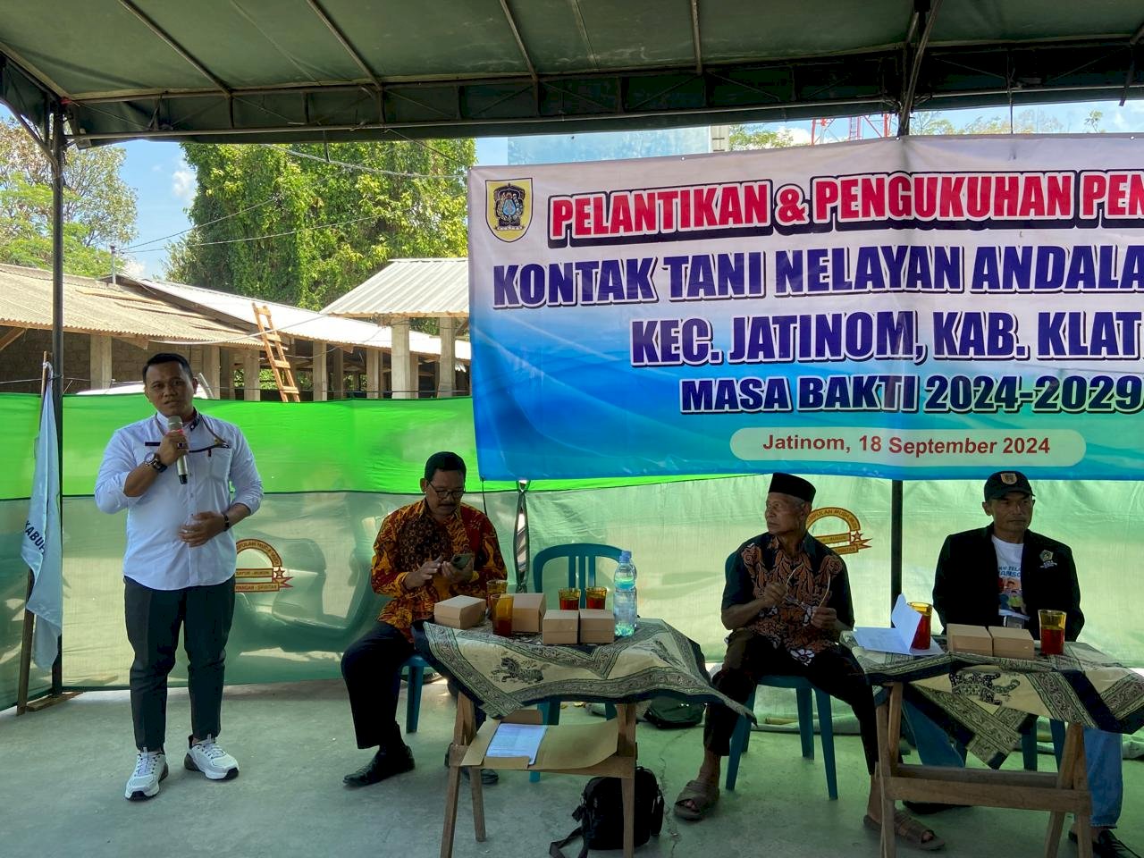 Pantikan dan pengukuhan pengurus KTNA Kecamatan Jatinom