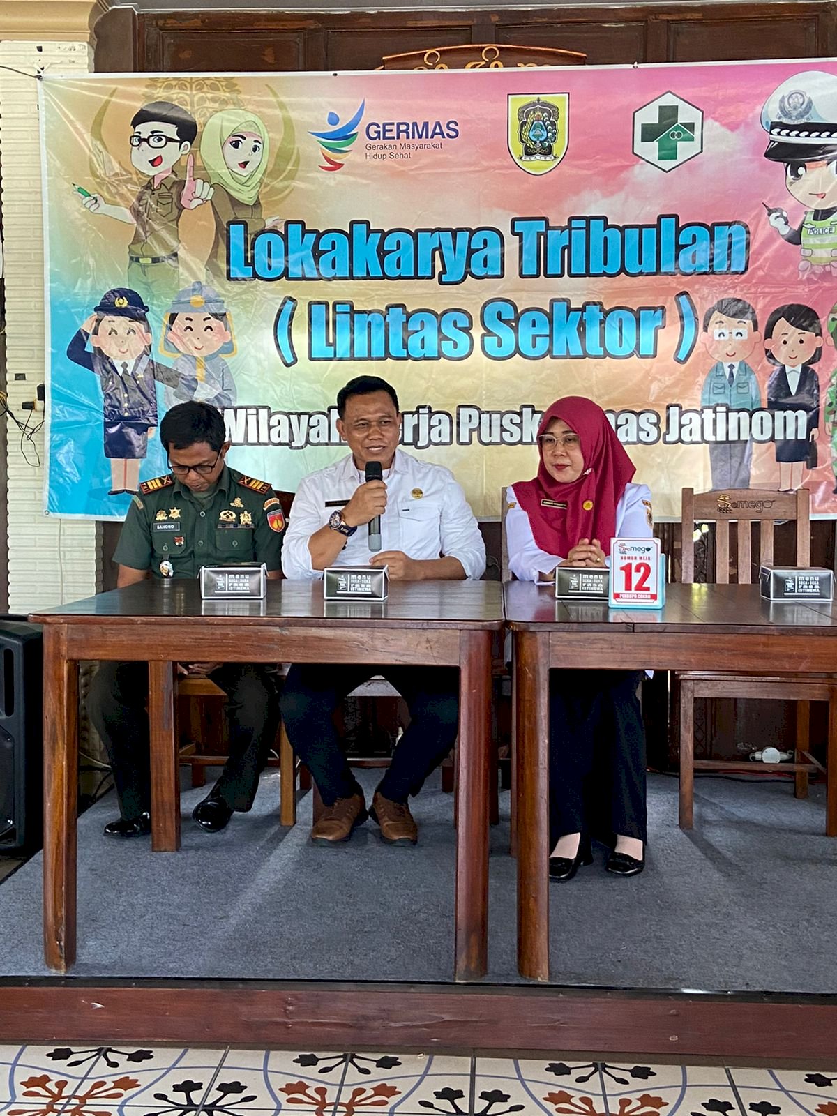 Lokakarya Tribulan (Lintas Sektor) wil kerja Puskesmas Jatinom 