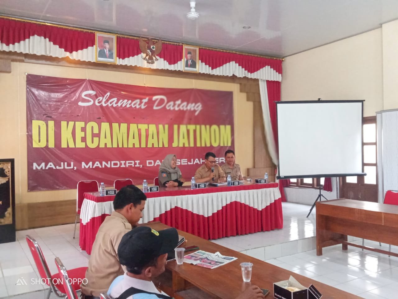 Melaporkan giat. Pembentukan Forum Komunikasi bumdes kecamatan Jatinom