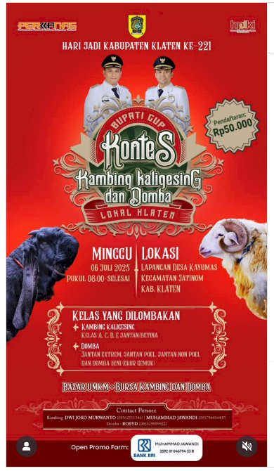 Camat Jatinoom Memimpin Rapat persiapan dan Pematangan Kontes Kambing di Desa Kayumas