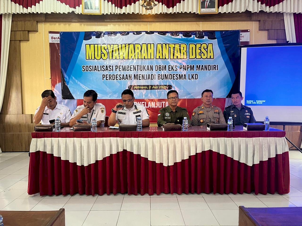 2. Sosialisasi Permendes Nomor 15 Tahun 2021 Tentang tata cara pembentukan  Pengelola Kegiatan Dana Bergulir Masyarakat Eks Program Nasional Pemberdayaan Masyarakat Mandiri Perdesaan menjadi BUMD Bersama 