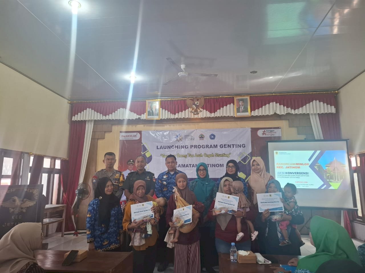 Launching Program Genting di Aula Kec.Jatinom