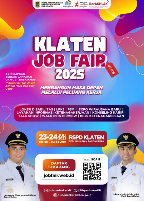 YUK YUK IKUTI !!! Klaten Job Fair 2025