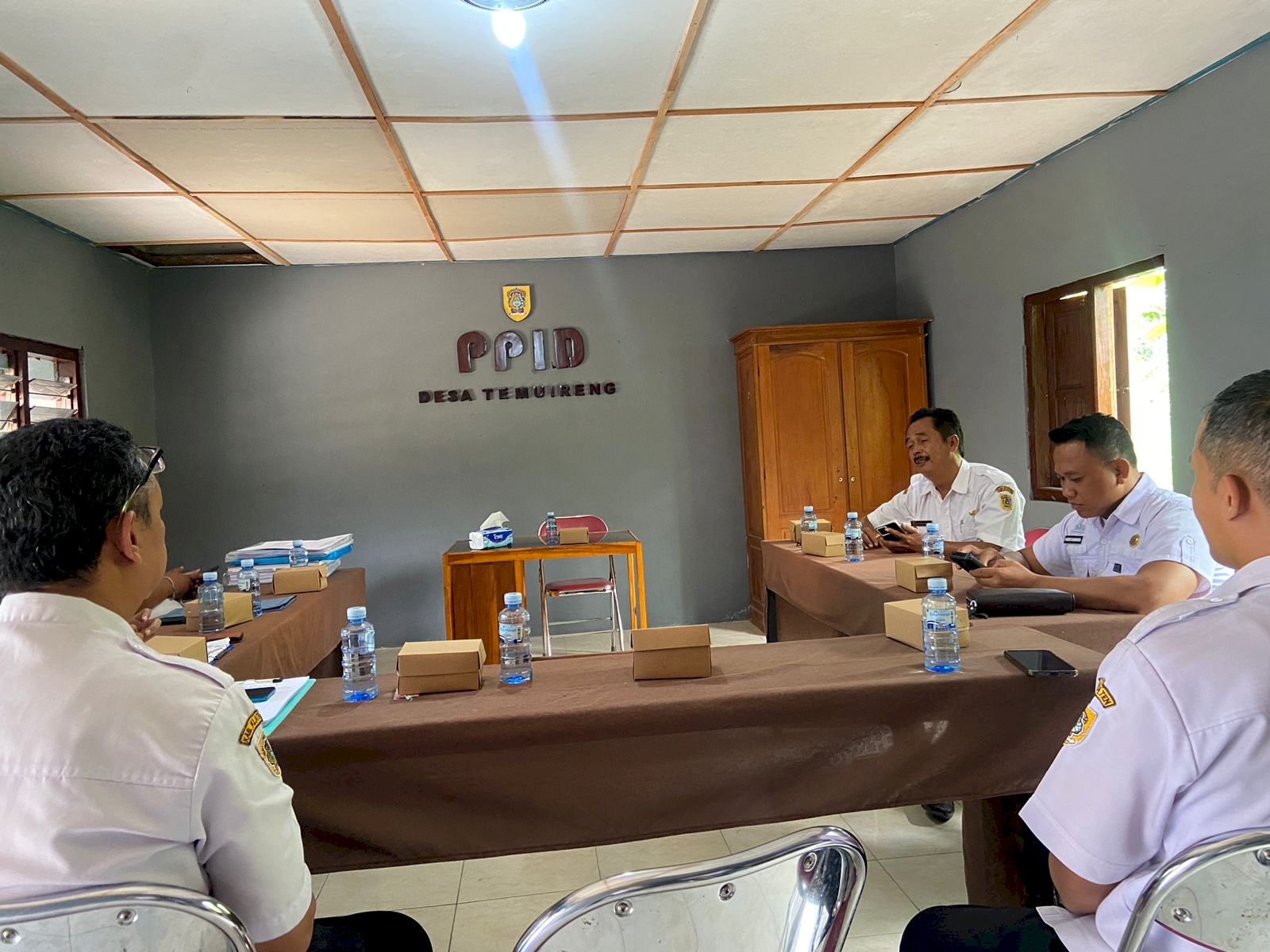 Pendampingan PPID dari Diskominfo Kabupaten Klaten di Desa Temuireng
