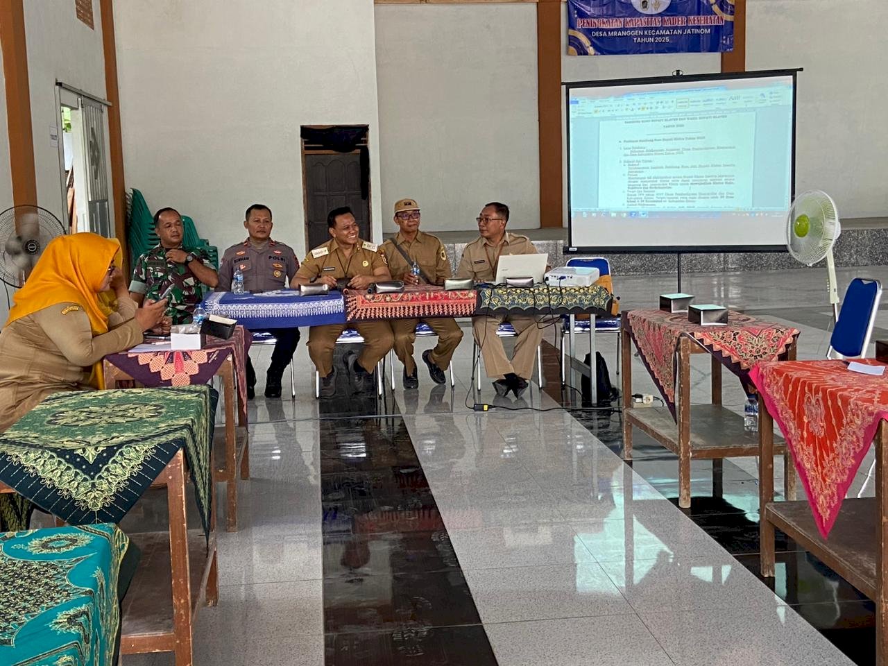 Senin 29 September 2025, Rakor Persiapan Sambung Roso Bupati Klaten, dengan Dispermasdes Klaten Desa Mranggen