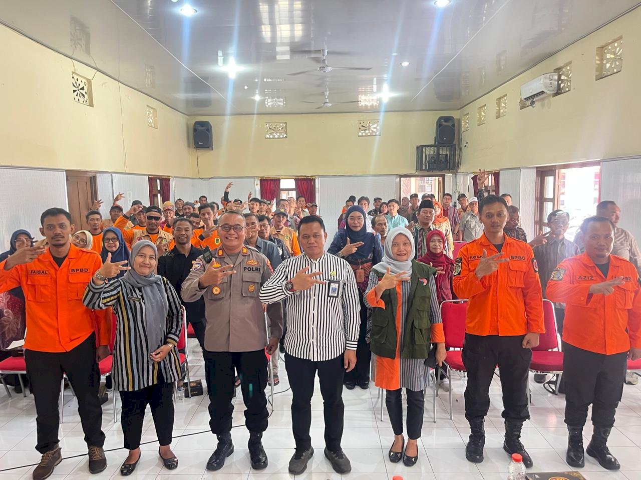 Pengkukuhan TRC Desa Se-Kecamatan Oleh Camat Jatinom' Kamis 16 Oktober 2025
