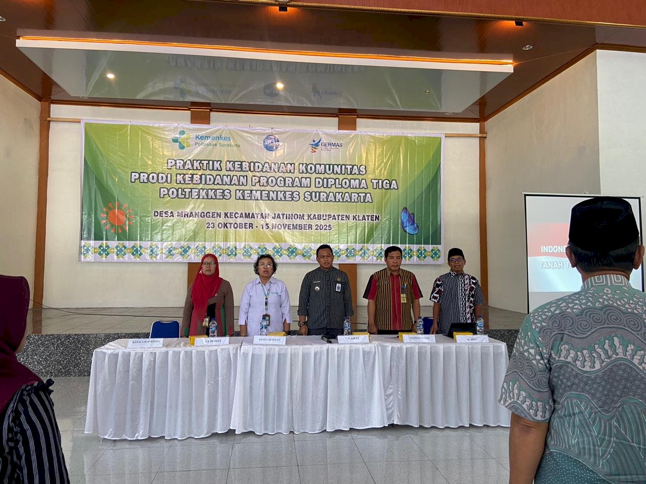 Kamis, 23 Oktober 2025 Praktik Kebidanan Komunitas Prodi Kebidanan dan Diploma Tiga Poltekes Kemenkes Surakarta di Desa Mranggen