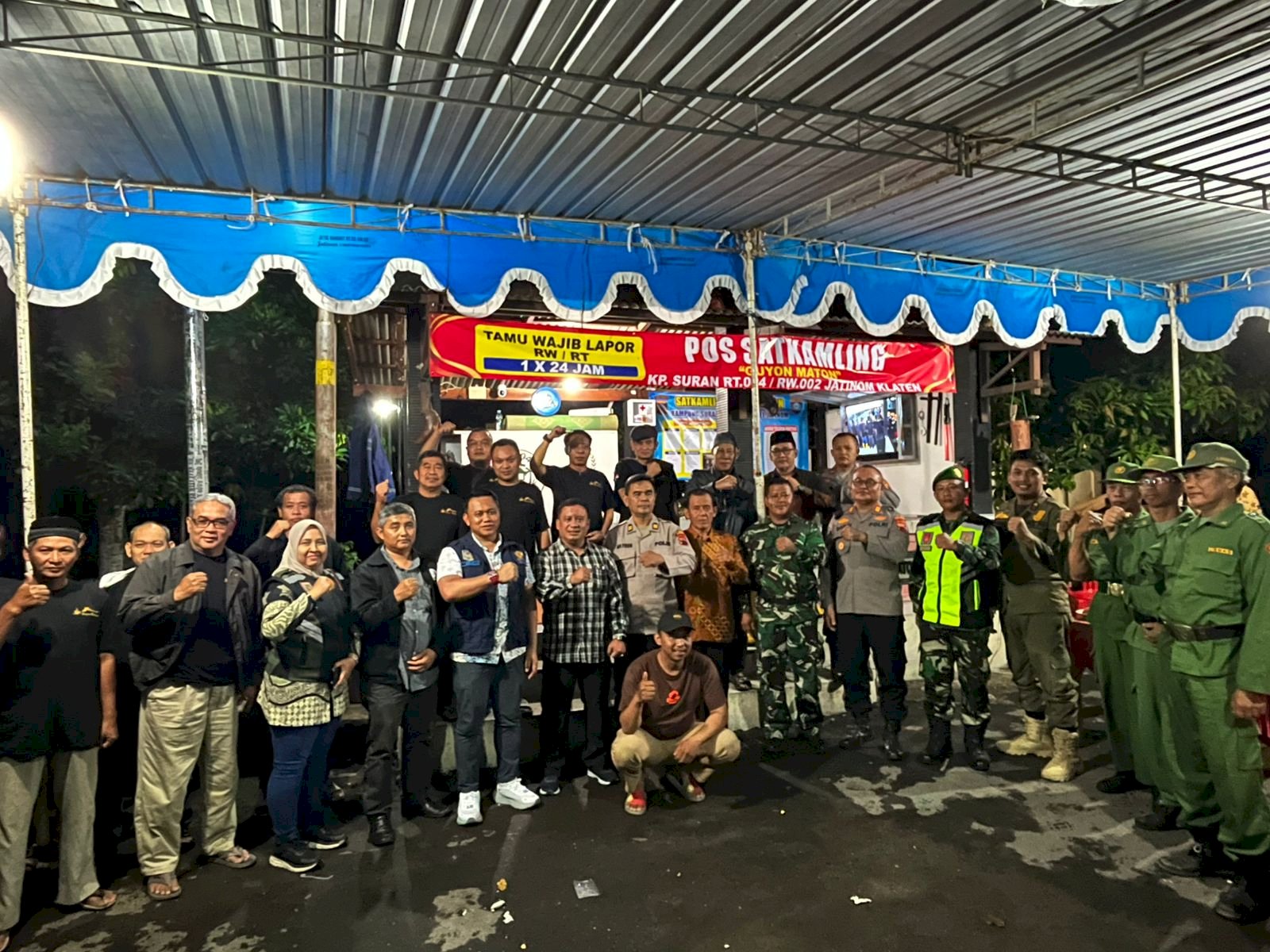 Jum’at, 24 Oktober 2025 Penilaian lomba Siskamling di Kp.Suran, Kelurahan Jatinom, Kecamatan Jatinom