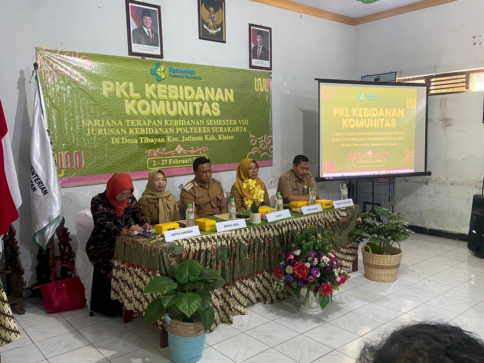 3 febuari 2026 Pembukaan kerja lapanagan kemenkes surakarta di bali desa Tibayan